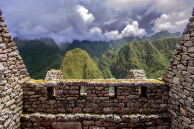 Inca şehir machu picchu (peru) 