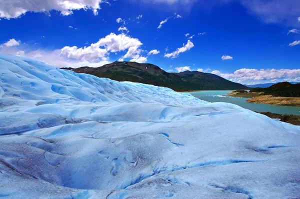 Zdjęcie zrobione w lodowiec perito moreno w Patagonii (polskiego pochodzenia — Zdjęcie stockowe