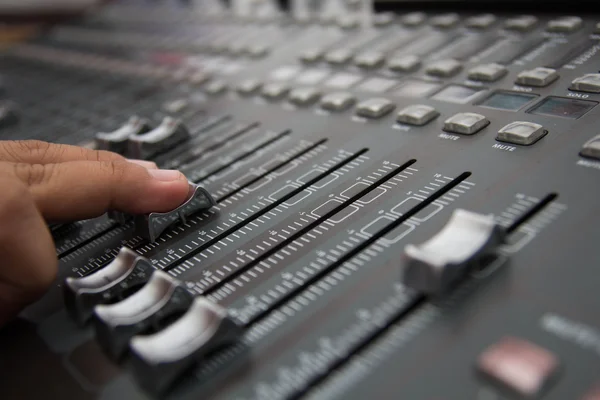 Sound Mixing Desk — Stock Photo, Image