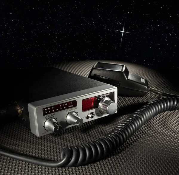 Radio Canal Tratando Transmitir Una Estrella Distante — Foto de Stock