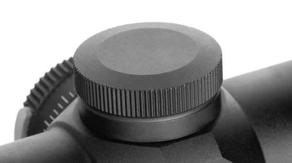 Cap Protecting Windage Dial Rifle Scope Isolated White — Stockfoto