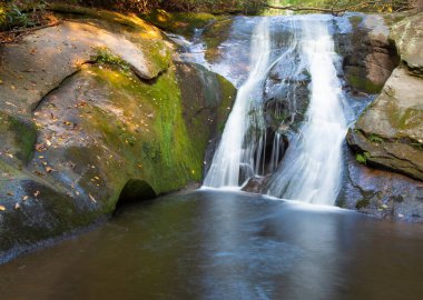 Widow Falls and pool at the bottom in North Carolina