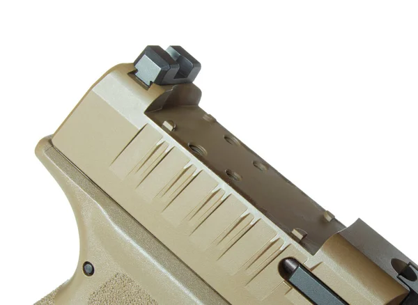 Ranura Huella Para Montar Una Óptica Una Pistola Semiautomática — Foto de Stock