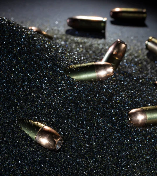 Munition Für Eine Handfeuerwaffe — Stockfoto