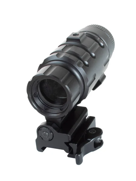 Magnifier Red Dot Right Sights Isolated White — Stock Photo, Image