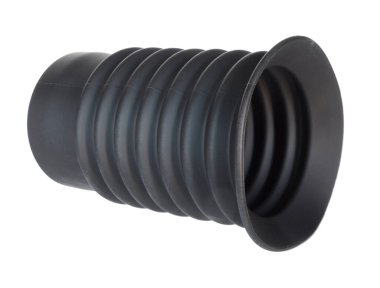 Gece görüşlü tüfekler için körükler beyaza izole edilmiş.