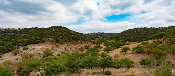 Zona Rural Texas Hill Country Día Nublado — Foto de Stock
