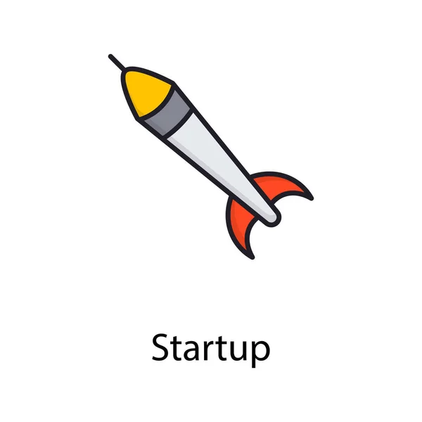 Startup Vector Filled Outline Icon Design Illustration Sports Awards Symbol — Zdjęcie stockowe