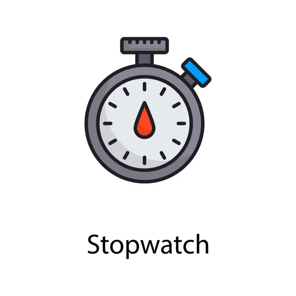 Stopwatch Vector Filled Outline Icon Design Illustration Sports Awards Symbol — ストック写真