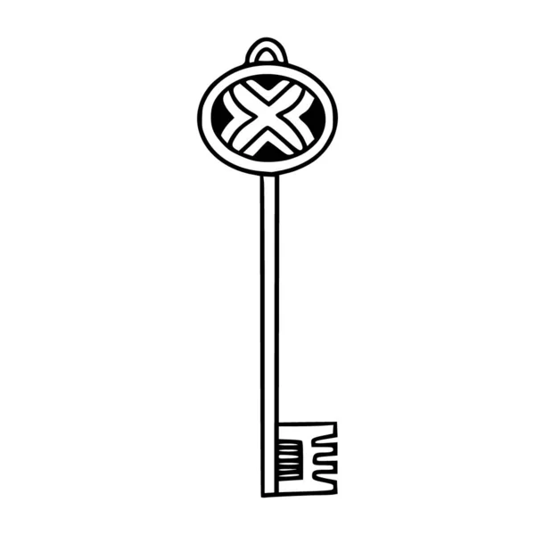 Key Line Art Isolated Vector — 图库矢量图片