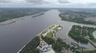 Yaroslavl kuadrokopterin kuş bakışı görüntüsü