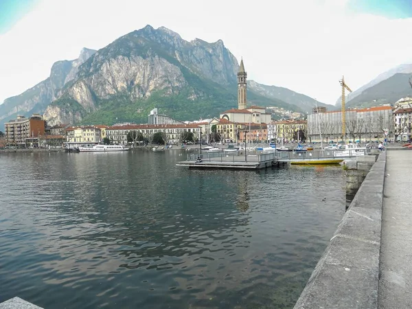 レッコ イタリア2015年11月15日 レッコとその湖の風景 — ストック写真