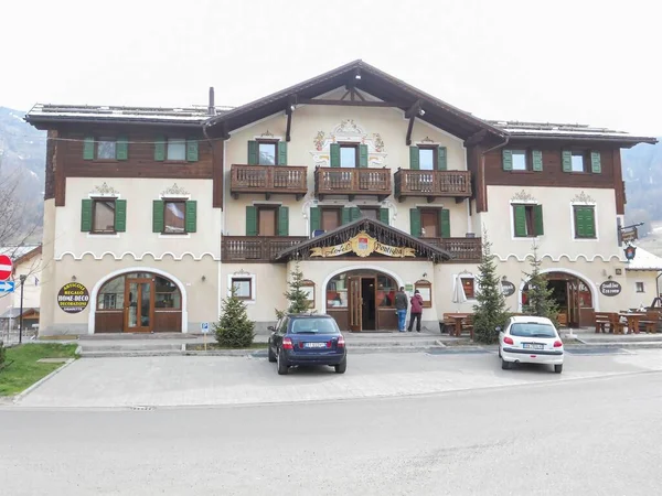 Moritz Switzerland November 2015 Hotel City Saint Morritz — Stock Photo, Image