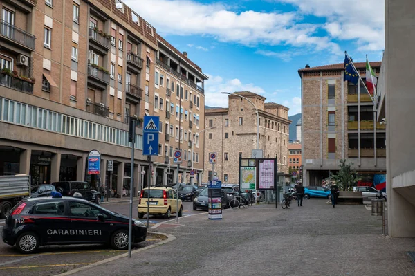 Terni Italia Noviembre 2021 Terni Corso Del Popolo Coche Los — Foto de Stock