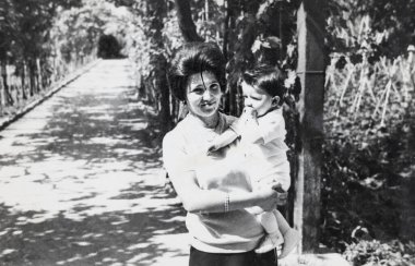 Terni, İtalya 12 Mayıs 1960: Terni 'de 60' lı yılların portresi