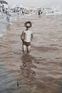 umbria, İtalya 10 Haziran 1960: 60 'lardaki çocukların portresi