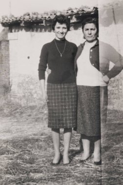 Terni, İtalya 14 Mayıs 1960: 60 'larda aile portresi