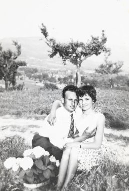 Terni, İtalya 14 Mayıs 1940: 40 'larda erkek arkadaşlarının portresi