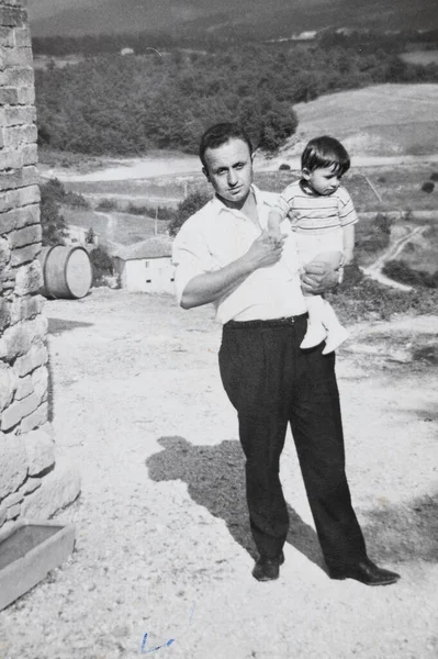 Terni Italy Може 1960 Сімейний Портрет — стокове фото