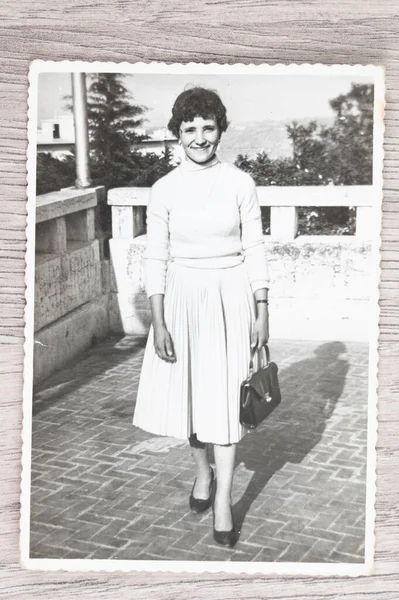 Terni Italie Mai 1940 Portrait Une Femme Dans Les Années — Photo