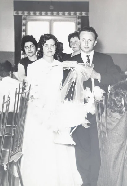 Massamartana Maggio 1960 Ritratto Matrimonio Degli Anni — Foto Stock