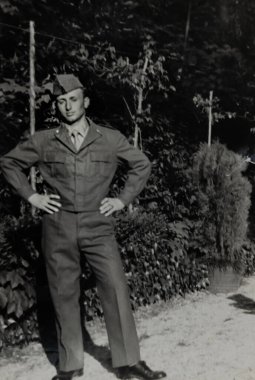 Terni, İtalya Mart 03 1960: 60 'lı yılların askeri portresi