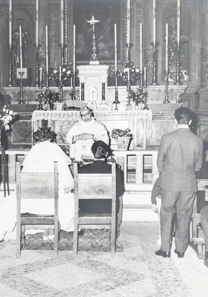 Massamartana Italie Mai 1960 Portrait Mariage Dans Les Années — Photo