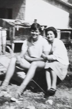 Terni, itali May 15 1960: 60 'lardaki insanların portresi