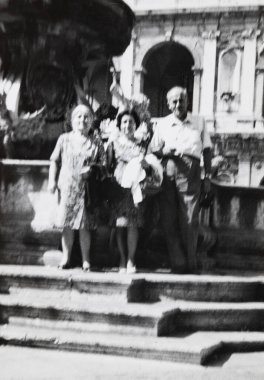 Terni, itali May 15 1960: 60 'lardaki insanların portresi