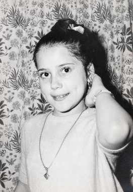 Terni, itali May 15 1960: 60 'larda bir kadının portresi