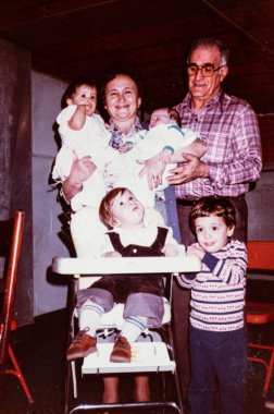 Ohaio, Amerika 15 Haziran 1970: 70 'lerde aile portresi
