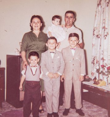 Ohaio, Amerika 15 Haziran 1970: 70 'lerde aile portresi