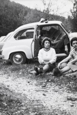 Terni, İtalya Haziran 05: 1940: 40 'lardaki insanların portresi