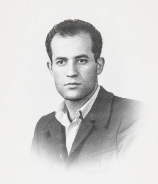 Terni, İtalya 10 Mayıs 1940: 40 'larda bir adamın portresi