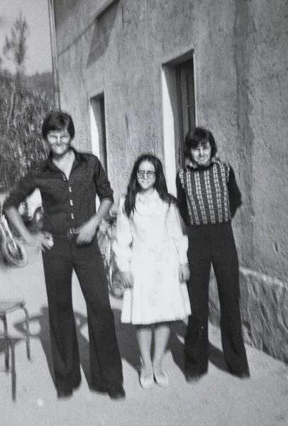 Terni Itali Maio 1960 Retrato Pessoas Década — Fotografia de Stock