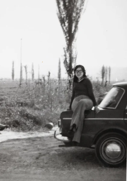 Terni Itali May 1960 Larda Bir Kadının Portresi — Stok fotoğraf