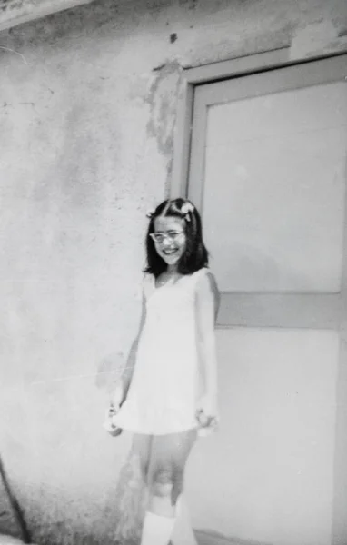 Terni Itali Maio 1960 Retrato Uma Mulher Década — Fotografia de Stock