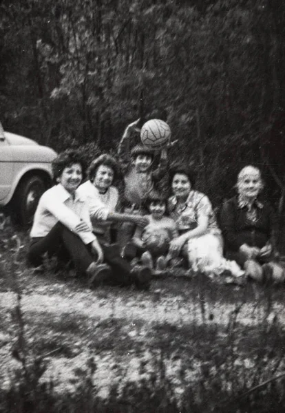 Terni Talya Ekim 1940 Larda Bir Ailenin Portresi — Stok fotoğraf