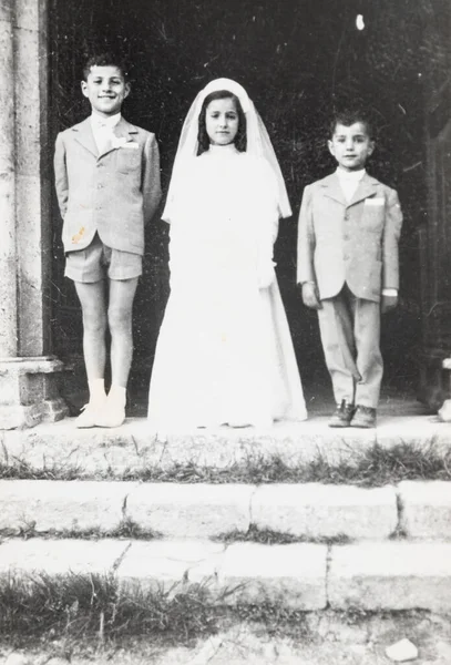 Terni Itália Setembro 1940 Retrato Uma Cerimônia Década — Fotografia de Stock