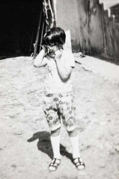 Terni Itália Setembro 1940 Retrato Uma Criança Década — Fotografia de Stock