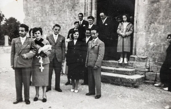 Terni Giugno 1940 Ritratto Persone Negli Anni — Foto Stock