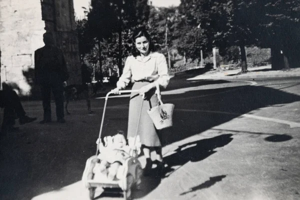 Terni Italy June 1940 Портрет Людей — стокове фото