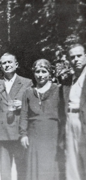 Terni Italie Octobre 1940 Portrait Une Famille Dans Les Années — Photo