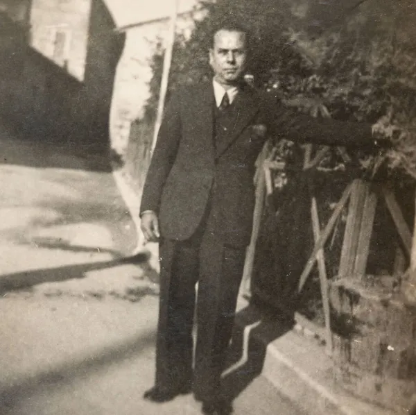 Terni Italië Mei 1940 Portret Van Een Man Jaren — Stockfoto