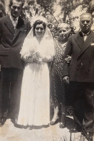 Terni Italie Septembre 1940 Portrait Une Cérémonie Dans Les Années — Photo