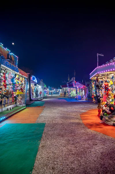 Terni Italy December 2021 Luna Park Terni Enjoyment Youngsters Children — Stock Photo, Image