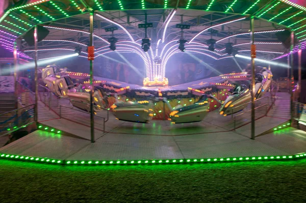 Terni, İtalya 17 Aralık 2021: Eğlence amaçlı eğlence fuarı