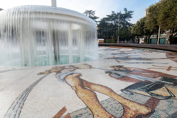 Fountain square of Cornelio Tacito in Terni — Stock Fotó