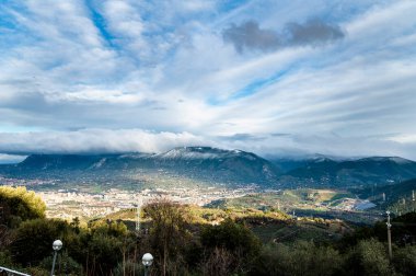 Terni manzarası yukarıdan görünüyor