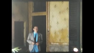 Padua, İtalya 15 Nisan 1960: 60 'ların törenine ait bir vaftiz konuğu